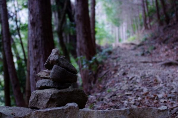 この日は下山までに３つケルンを見かけました